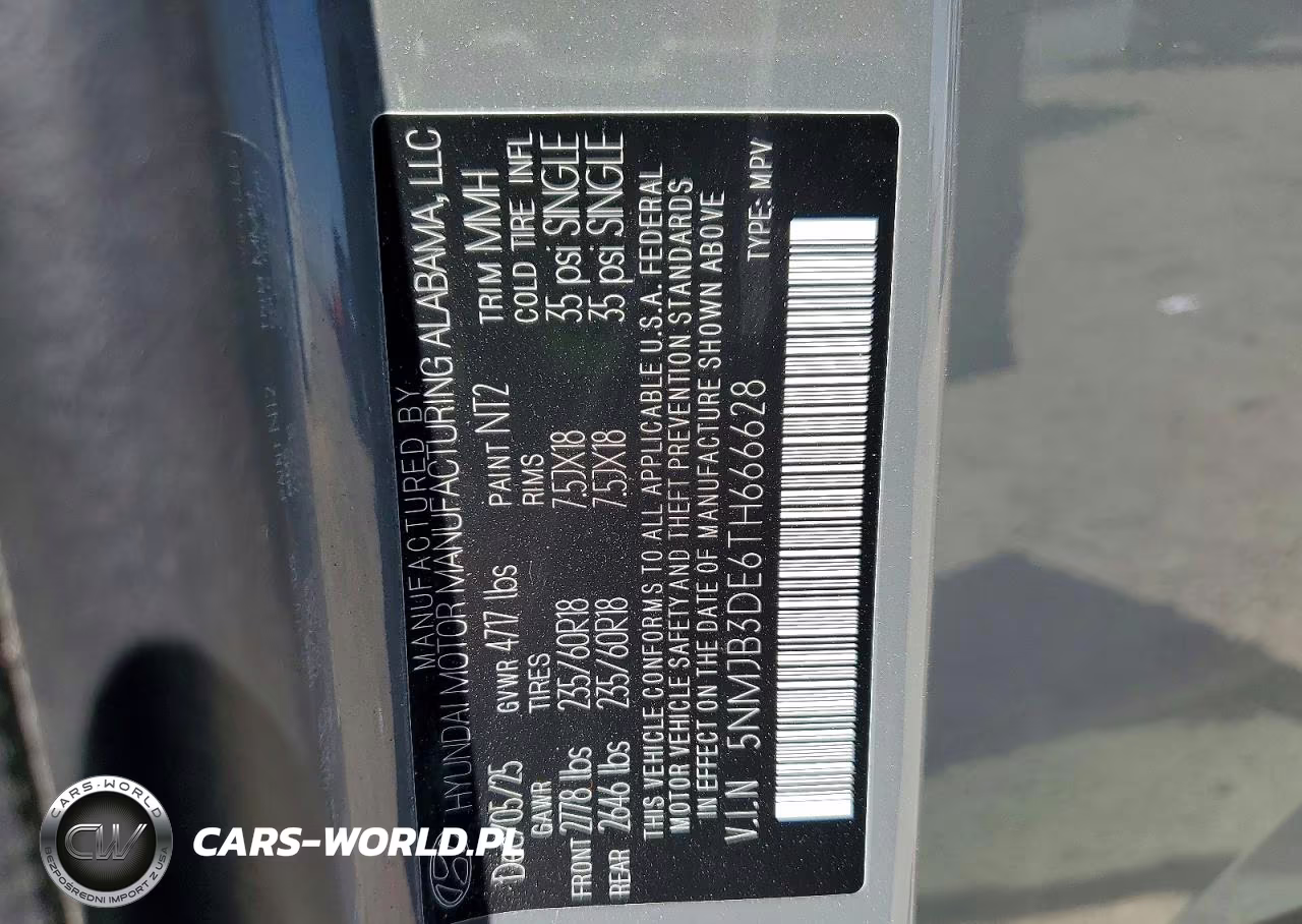 2026 Hyundai Tucson Sel VIN:5NMJB3DE6TH666628 - 12