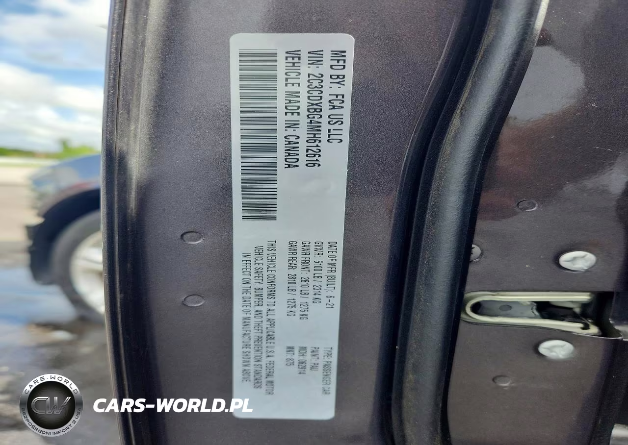2021 Dodge Charger Sxt VIN:2C3CDXBG4MH612616 - 13