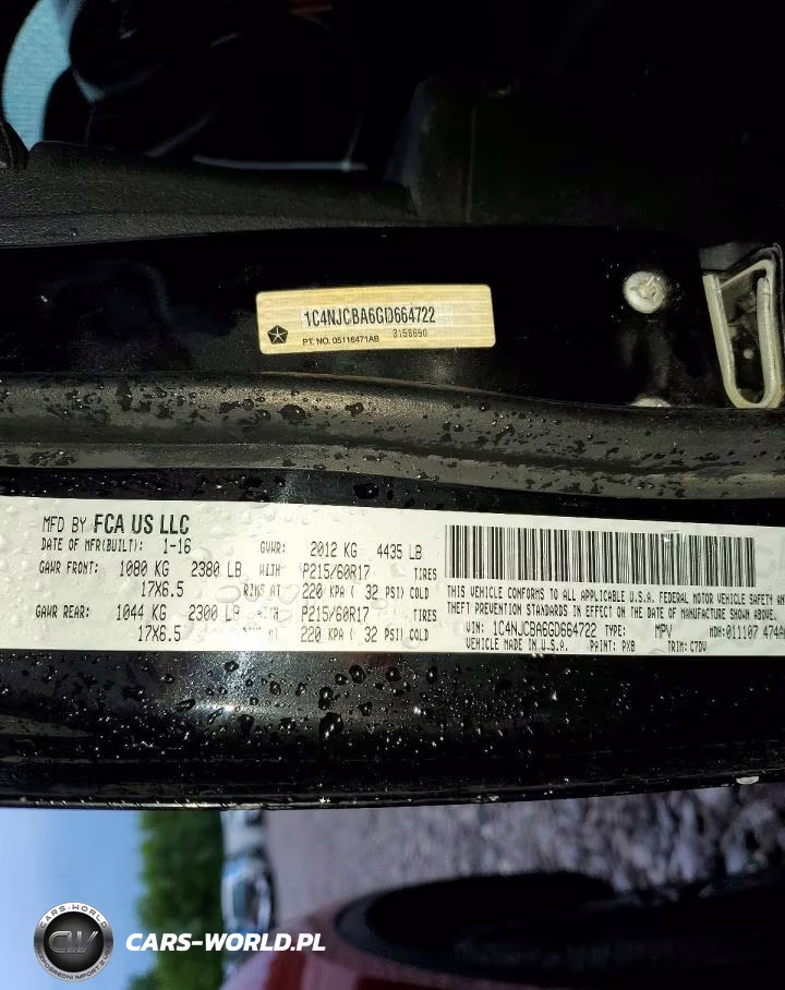 2015 Jeep Compass Sport VIN:1C4NJDBB8FD269406 - 13