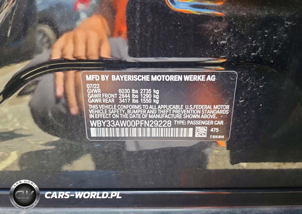 2023 BMW I4 M50 VIN:WBY33AW00PFN29228 - 12