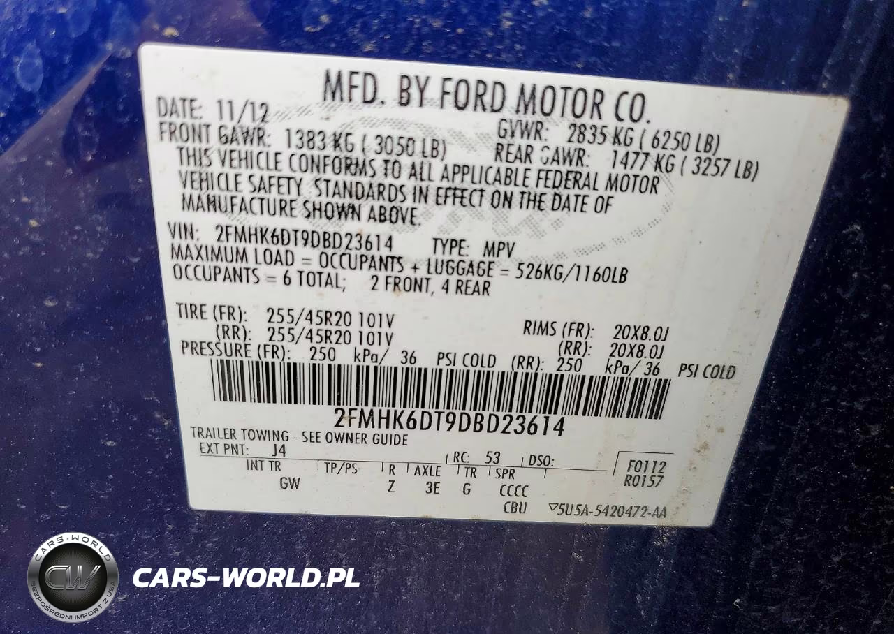 2013 Ford Flex Limited VIN:2FMHK6DT9DBD23614 - 13