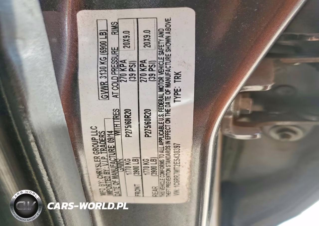 2014 Ram 1500 Sport VIN:1C6RR7MT2ES430397 - 12