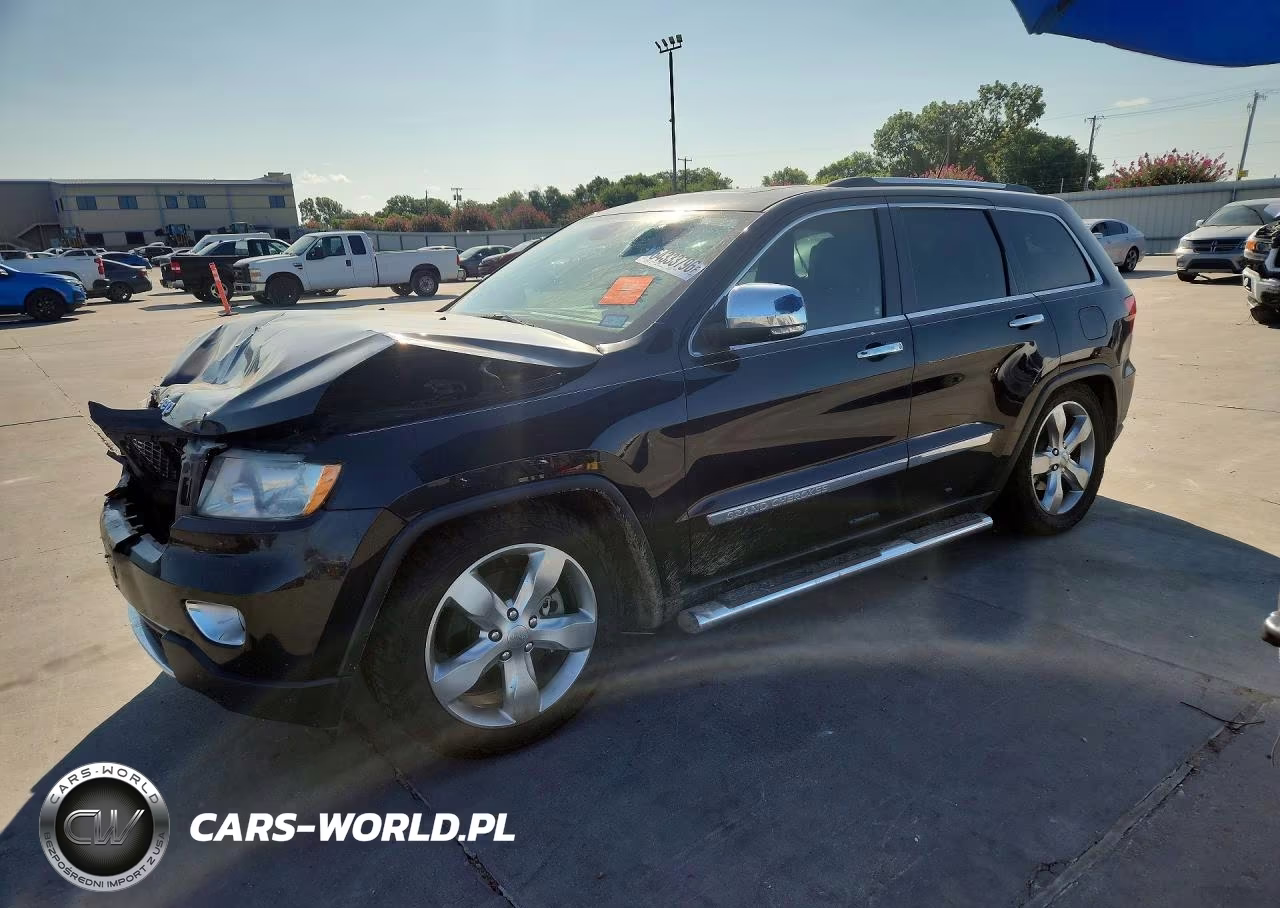 2012 Jeep Grand Cherokee Overland VIN:1C4RJFCTXCC326808 - 1