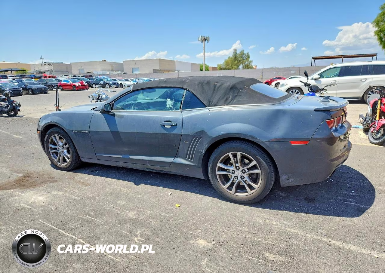 2013 Chevrolet Camaro Lt VIN:2G1FB3D33D9236821 - 2