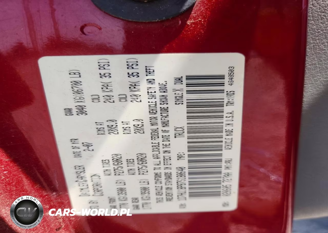 2007 Dodge Ram 1500 VIN:1D7HU18P87S180640 - 12