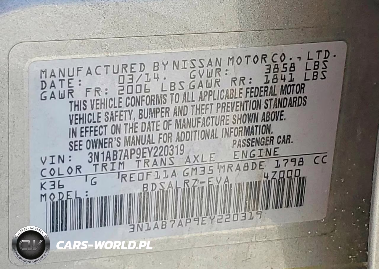 2014 Nissan Sentra Sr VIN:3N1AB7AP9EY220319 - 12