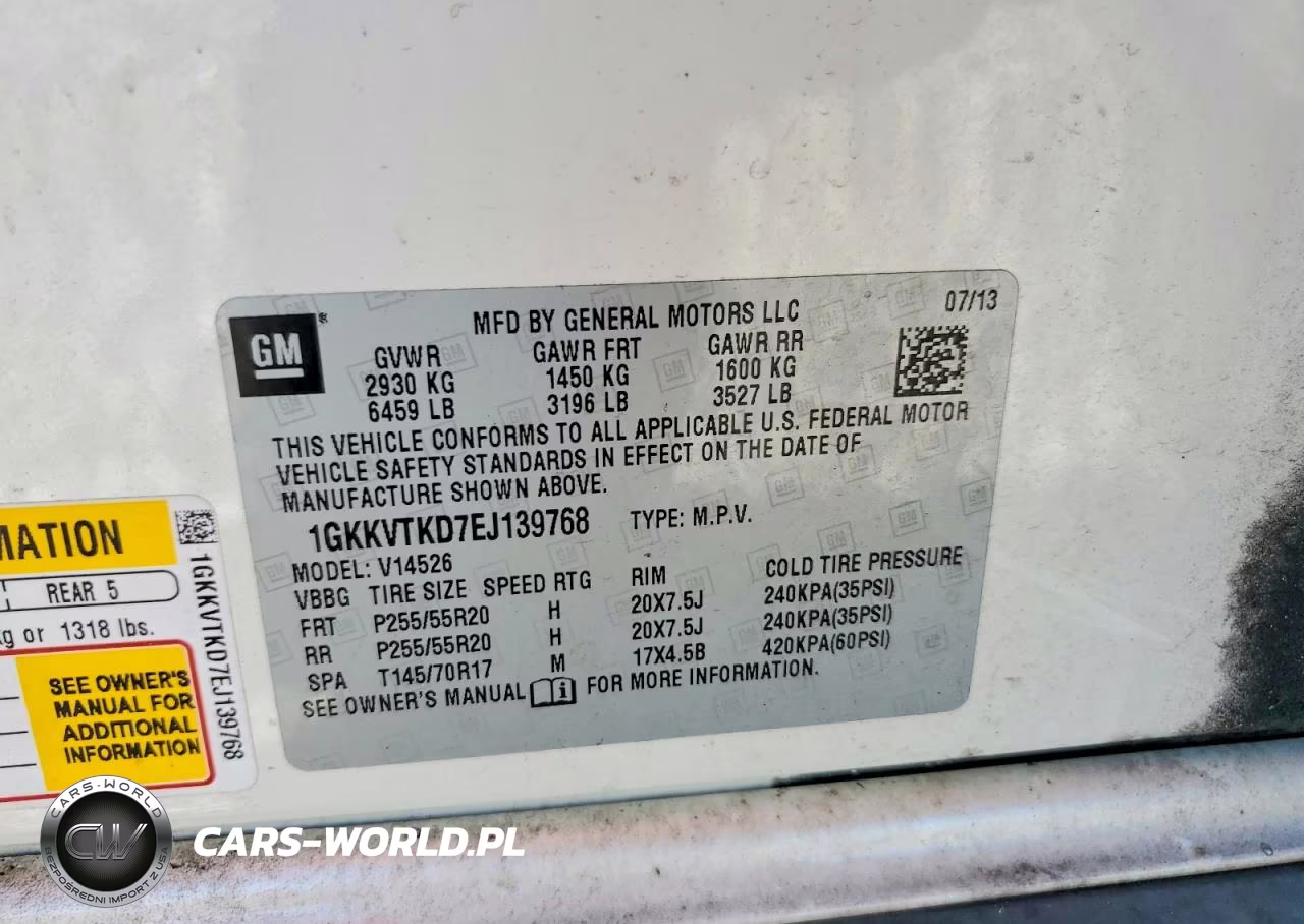 2014 GMC Acadia Denali VIN:1GKKVTKD7EJ139768 - 13