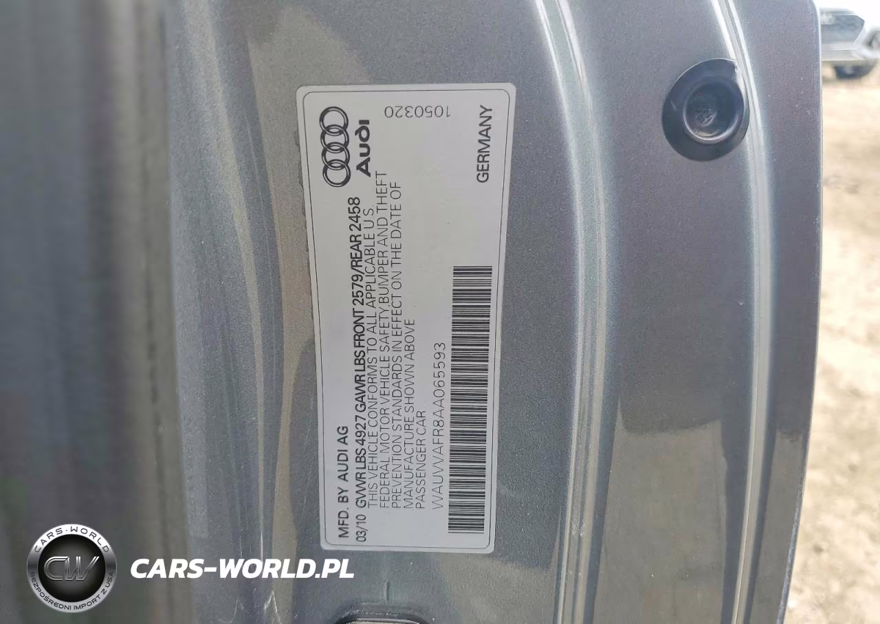 2010 Audi S5 Prestige VIN:WAUVVAFR8AA065593 - 12