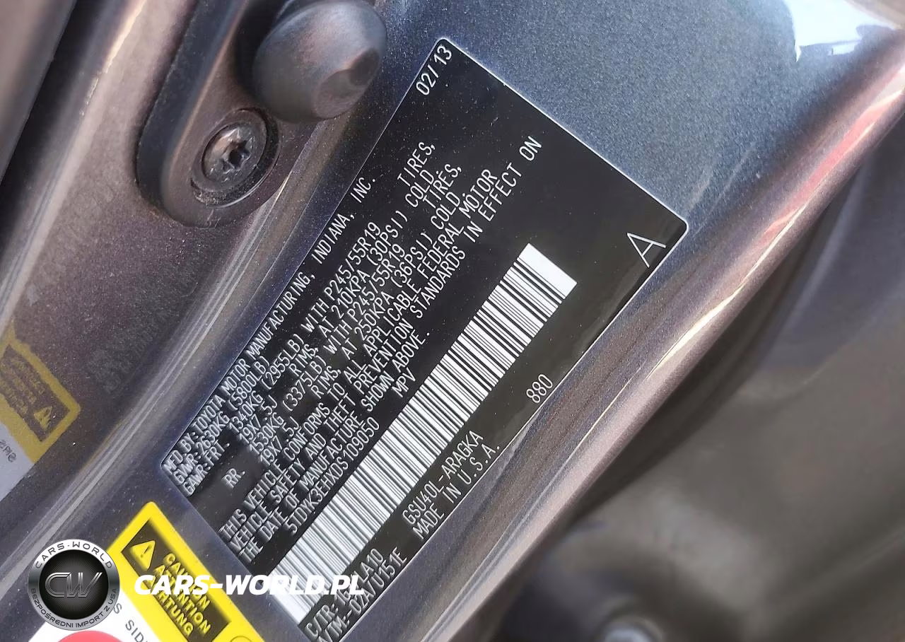 2013 Toyota Highlander Limited VIN:5TDYK3EHXDS109050 - 13