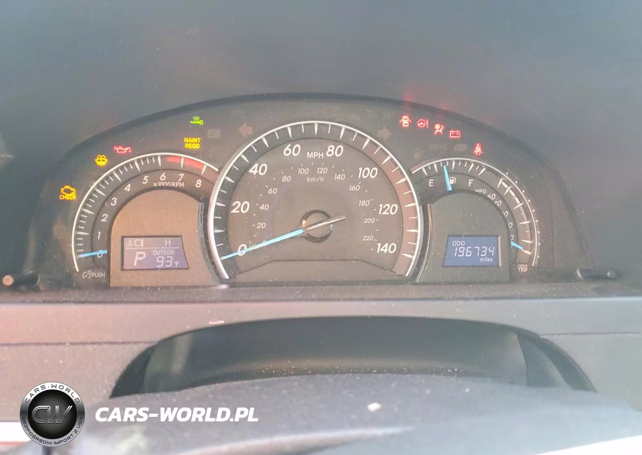 2012 Toyota Camry Xle VIN:4T1BF1FK9CU503637 - 9
