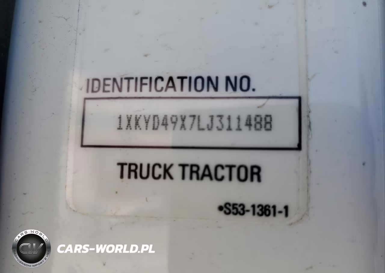 2020 Kenworth T680 Semi Truck VIN:1XKYD49X7LJ311488 - 10