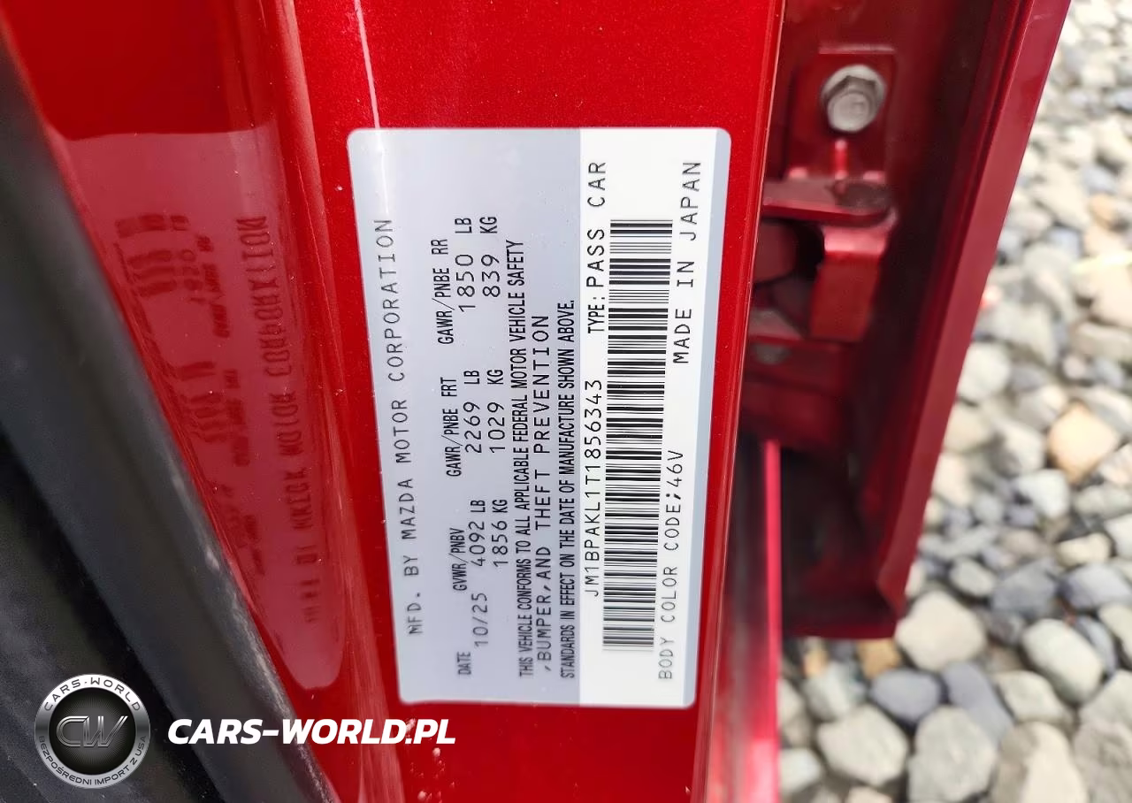 2026 Mazda 3 Select Sport VIN:JM1BPAKL1T1856343 - 12
