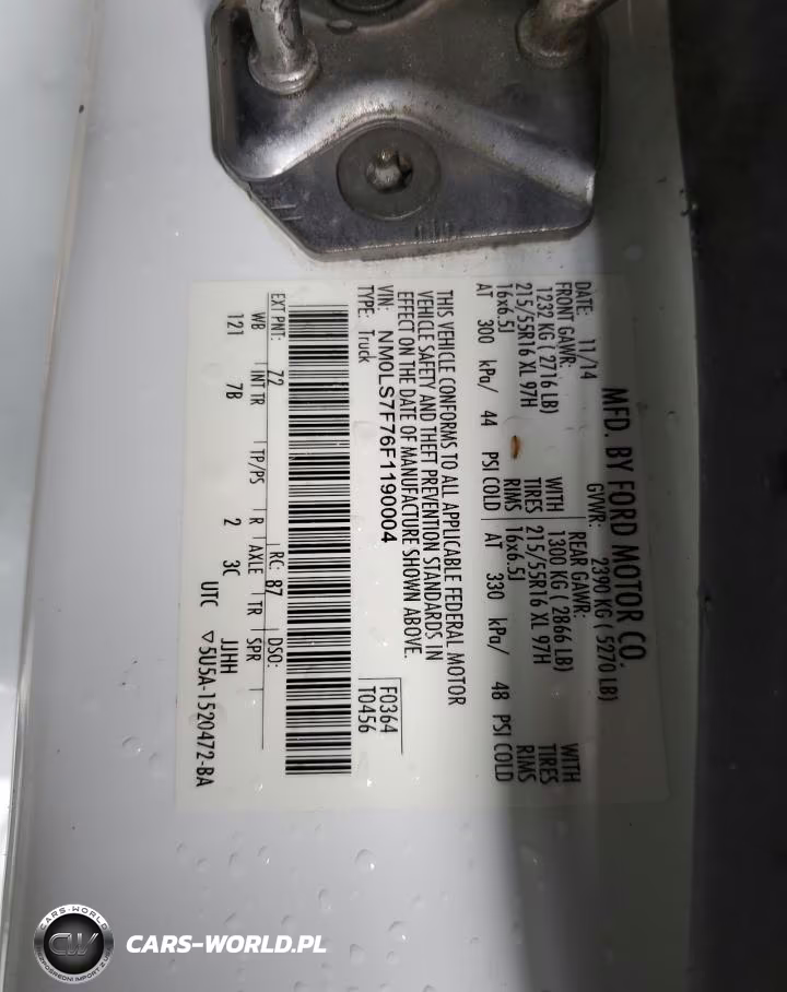 2015 Ford Transit Connect Xlt VIN:NM0LS7F76F1190004 - 14
