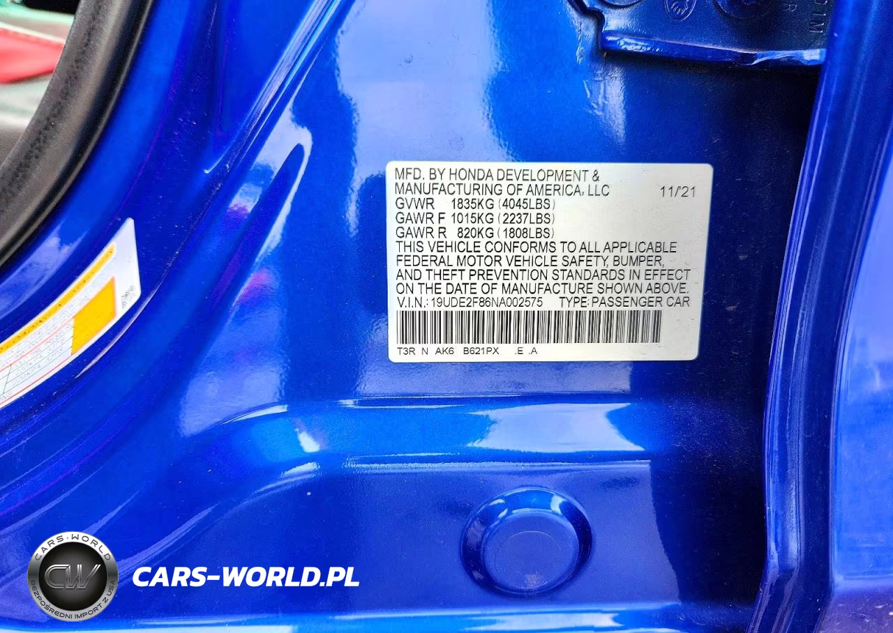 2022 Acura Ilx Premium A-Spec VIN:19UDE2F86NA002575 - 12
