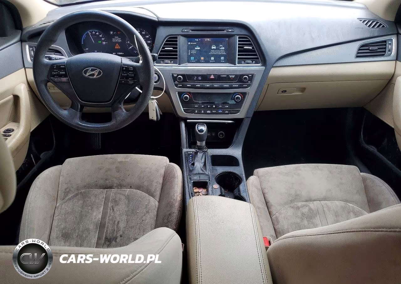2017 Hyundai Sonata Hybrid Se VIN:KMHE24L32HA075748 - 8