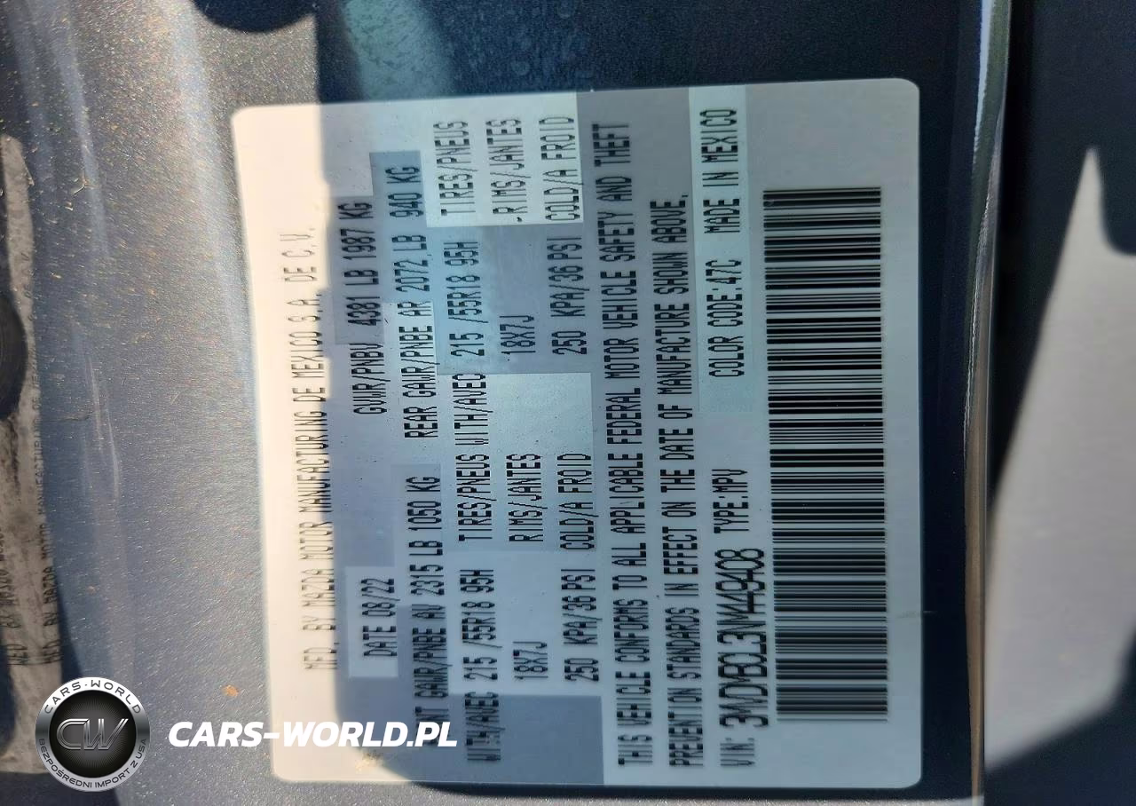 2022 Mazda Cx-30 Preferred VIN:3MVDMBCL3NM449408 - 13