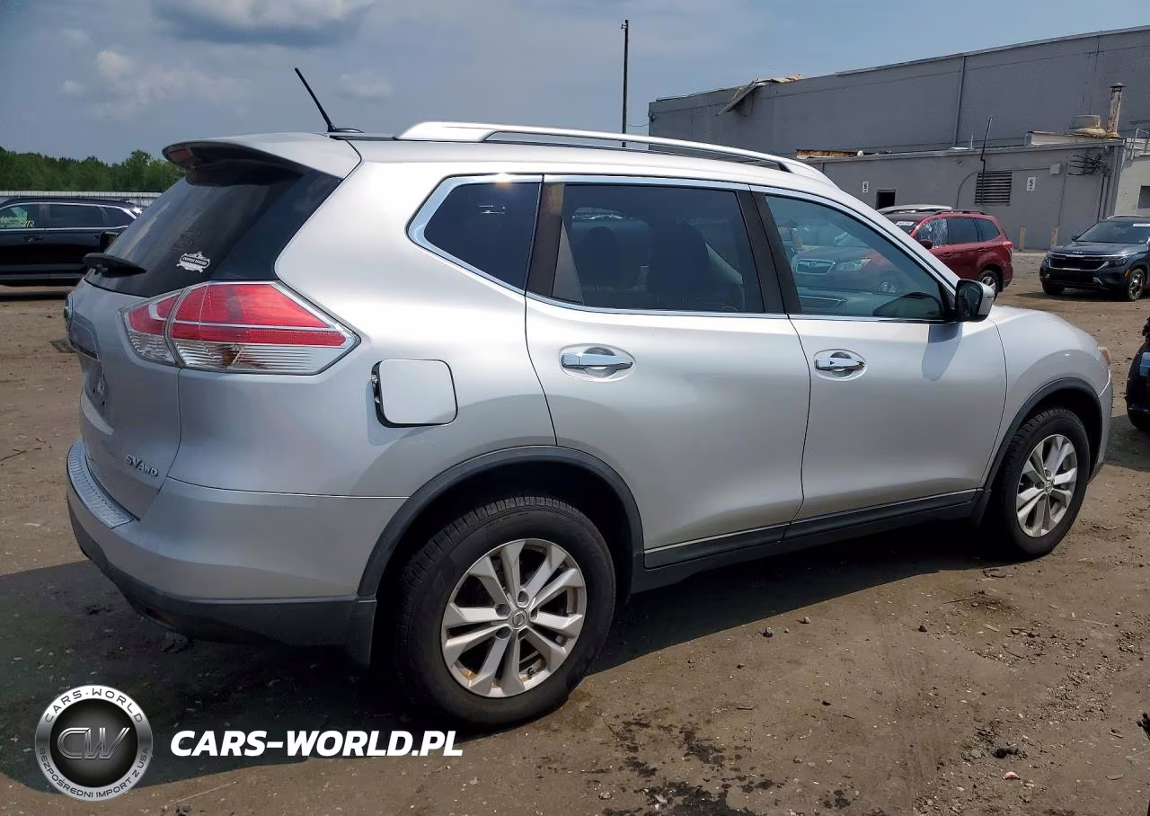 2016 Nissan Rogue Sv VIN:KNMAT2MV5GP627596 - 3
