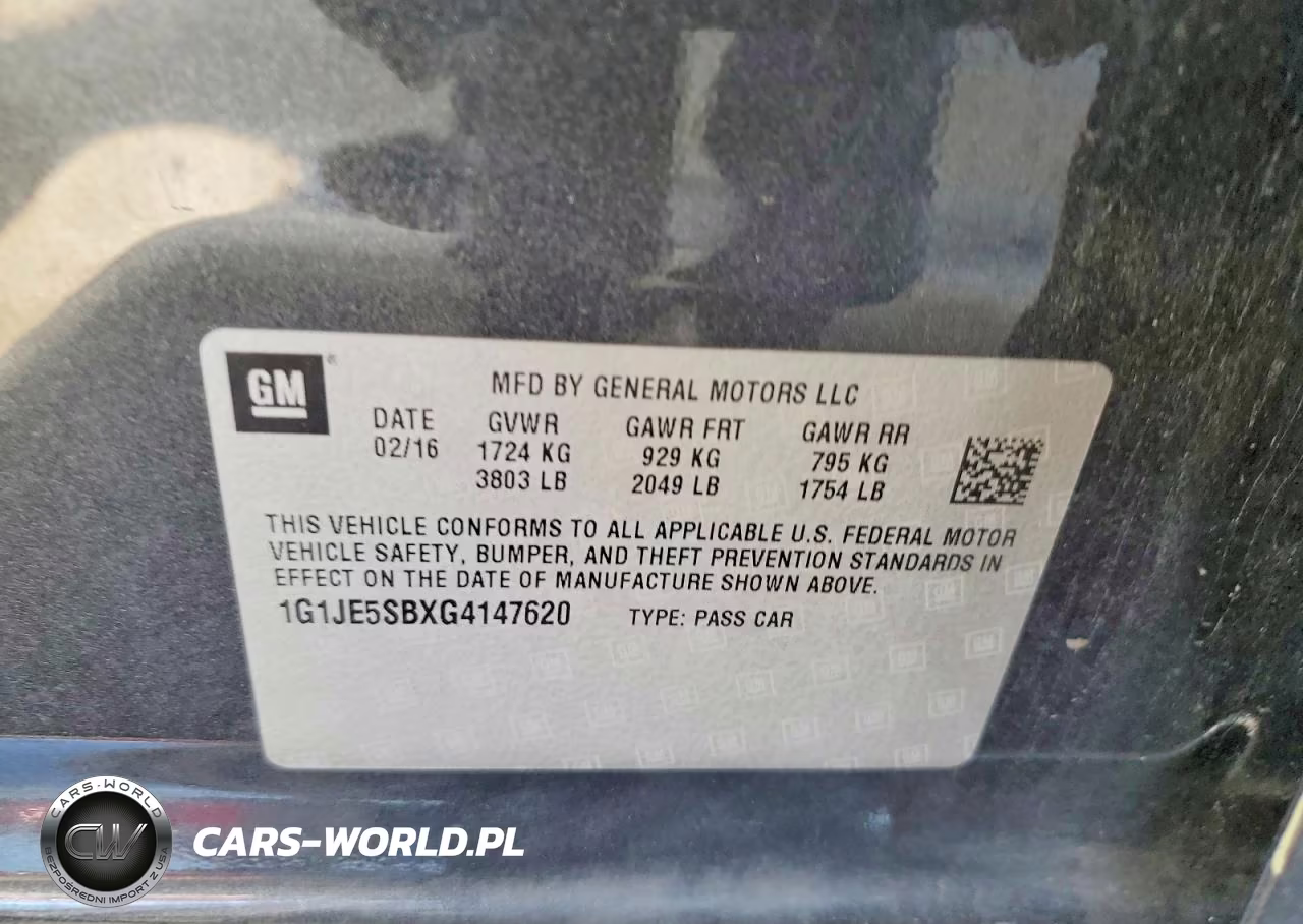 2016 Chevrolet Sonic Ltz VIN:1G1JE5SBXG4147620 - 12