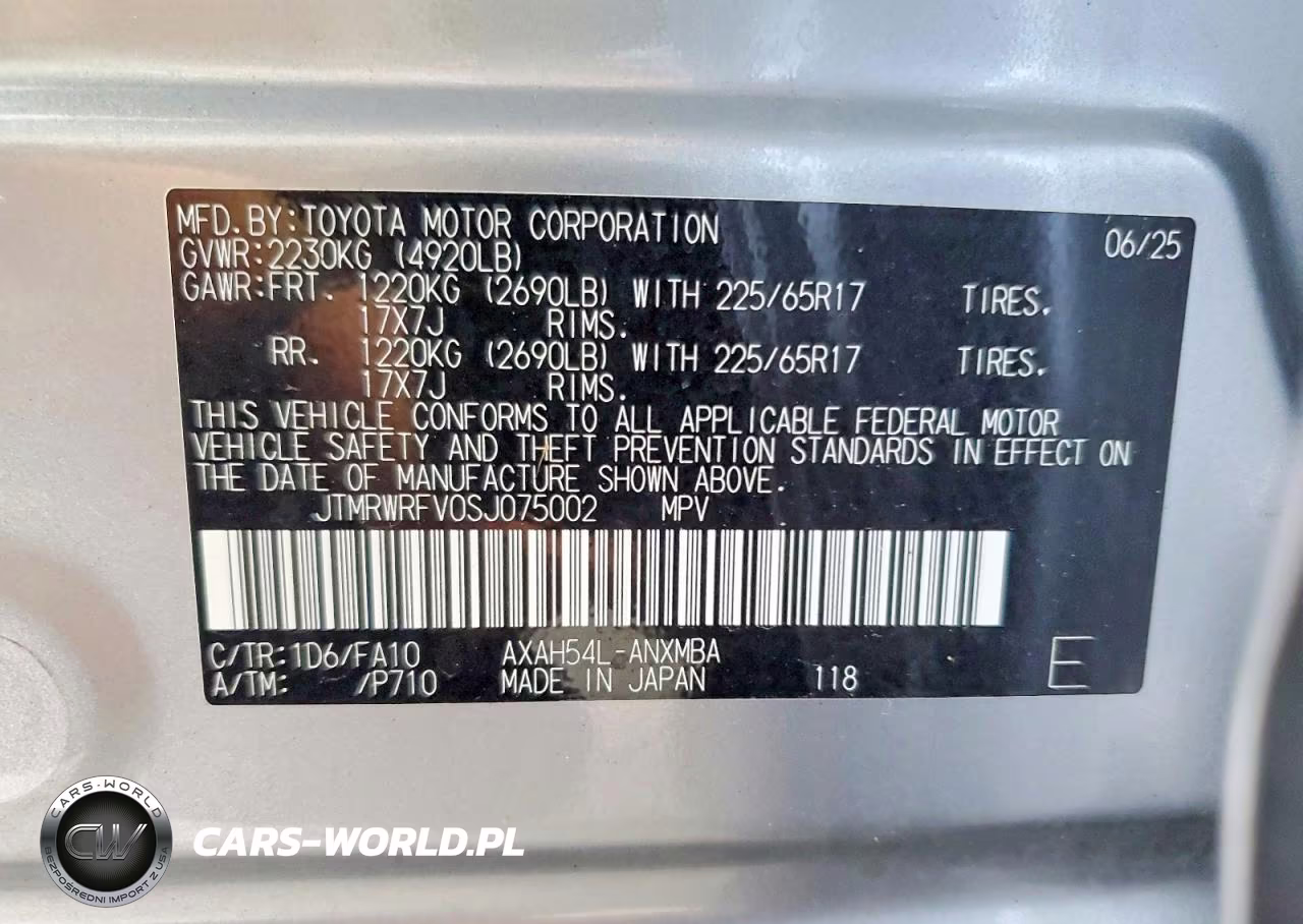 2025 Toyota Rav4 Hybrid Xle VIN:JTMRWRFV0SJ075002 - 13