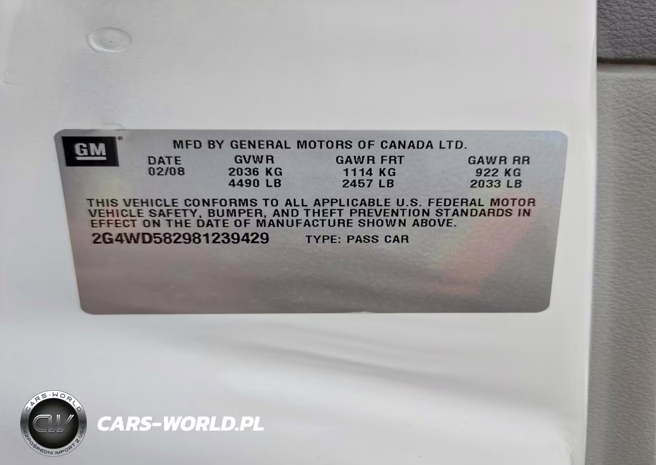 2008 Buick Lacrosse Cxl VIN:2G4WD582981239429 - 12