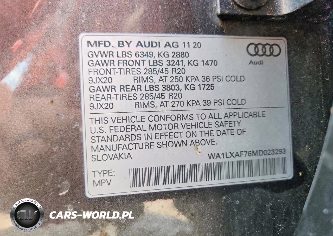 2021 Audi Q7 Premium Plus VIN:WA1LXAF76MD023293 - 14