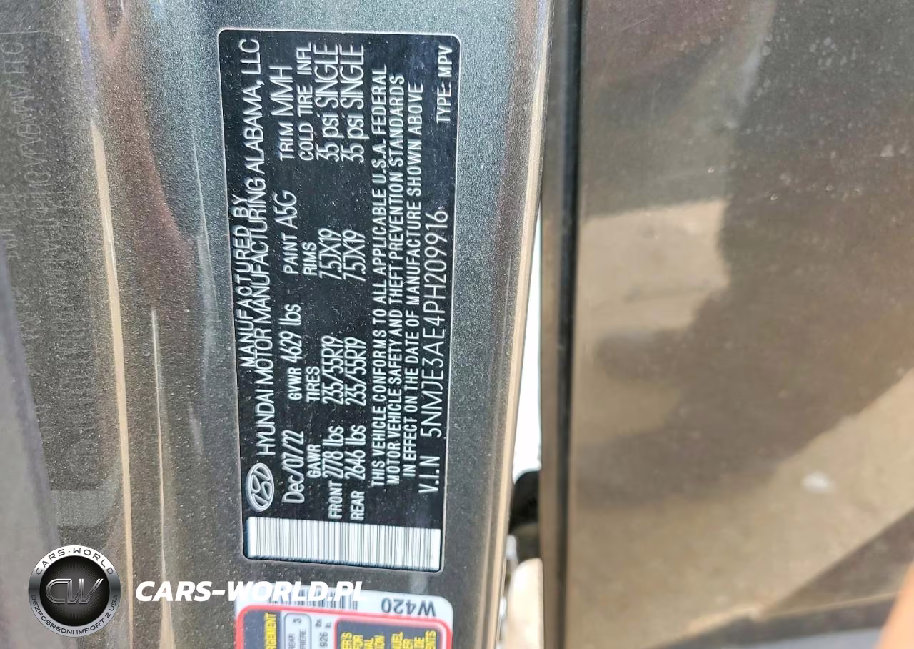 2023 Hyundai Tucson Limited VIN:5NMJE3AE4PH209916 - 12