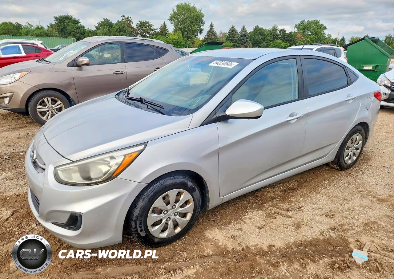 2017 Hyundai Accent Se VIN:KMHCT4AEXHU174440 - 1