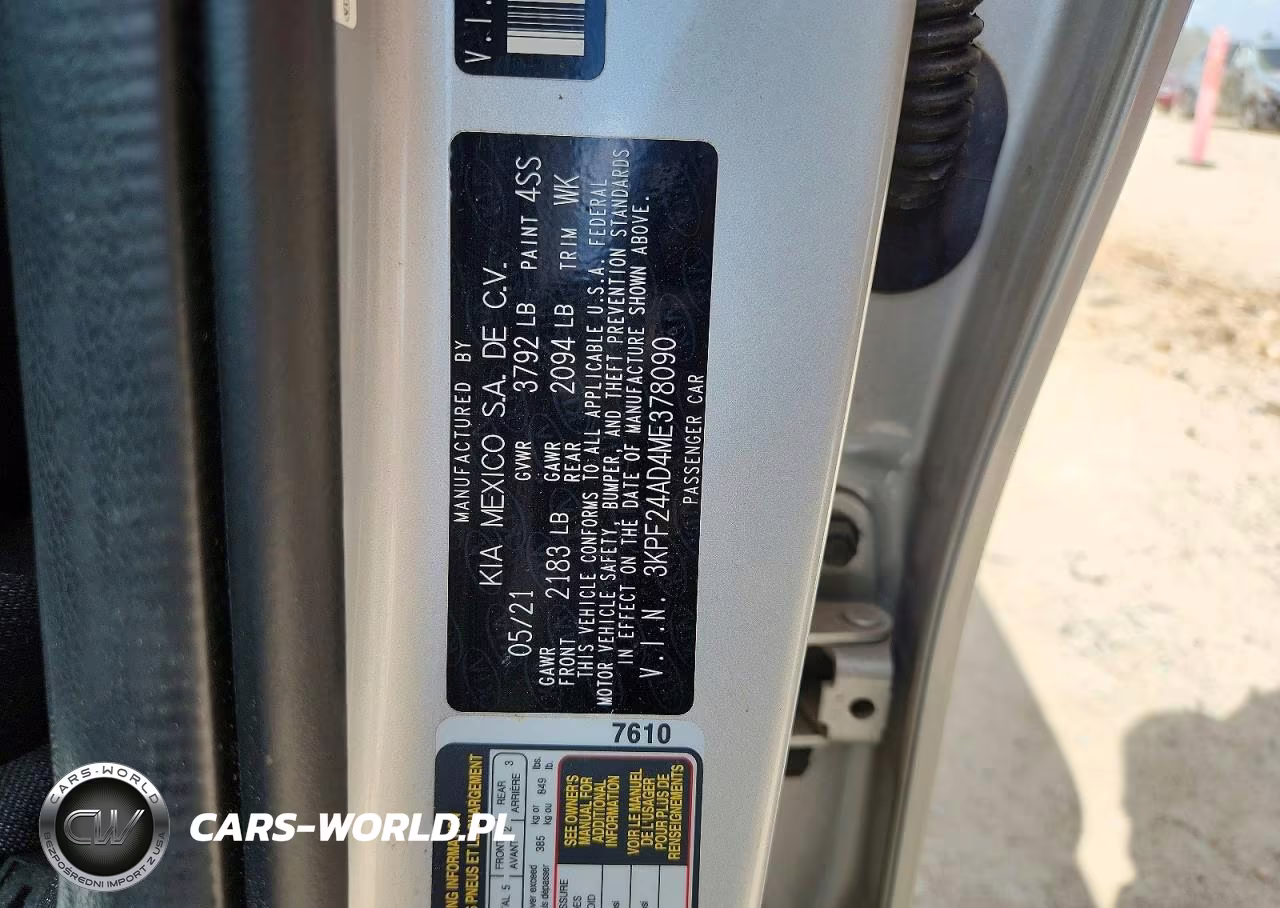 2021 Kia Forte Lxs VIN:3KPF24AD4ME378090 - 12
