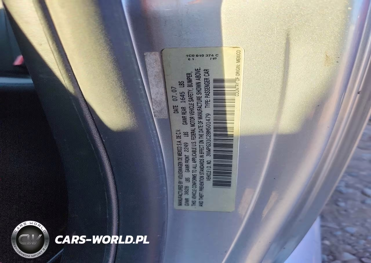 2008 Volkswagen New Beetle S VIN:3VWPG31C28M501479 - 12