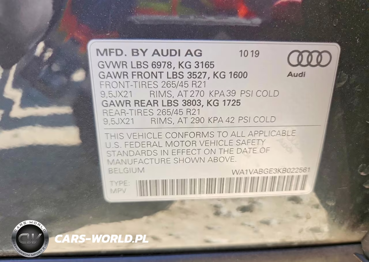 2019 Audi E-Tron Prestige VIN:WA1VABGE3KB022561 - 13