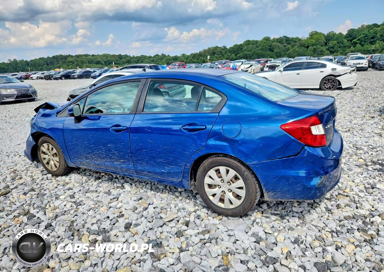 2012 Honda Civic Lx VIN:19XFB2F55CE330814 - 2