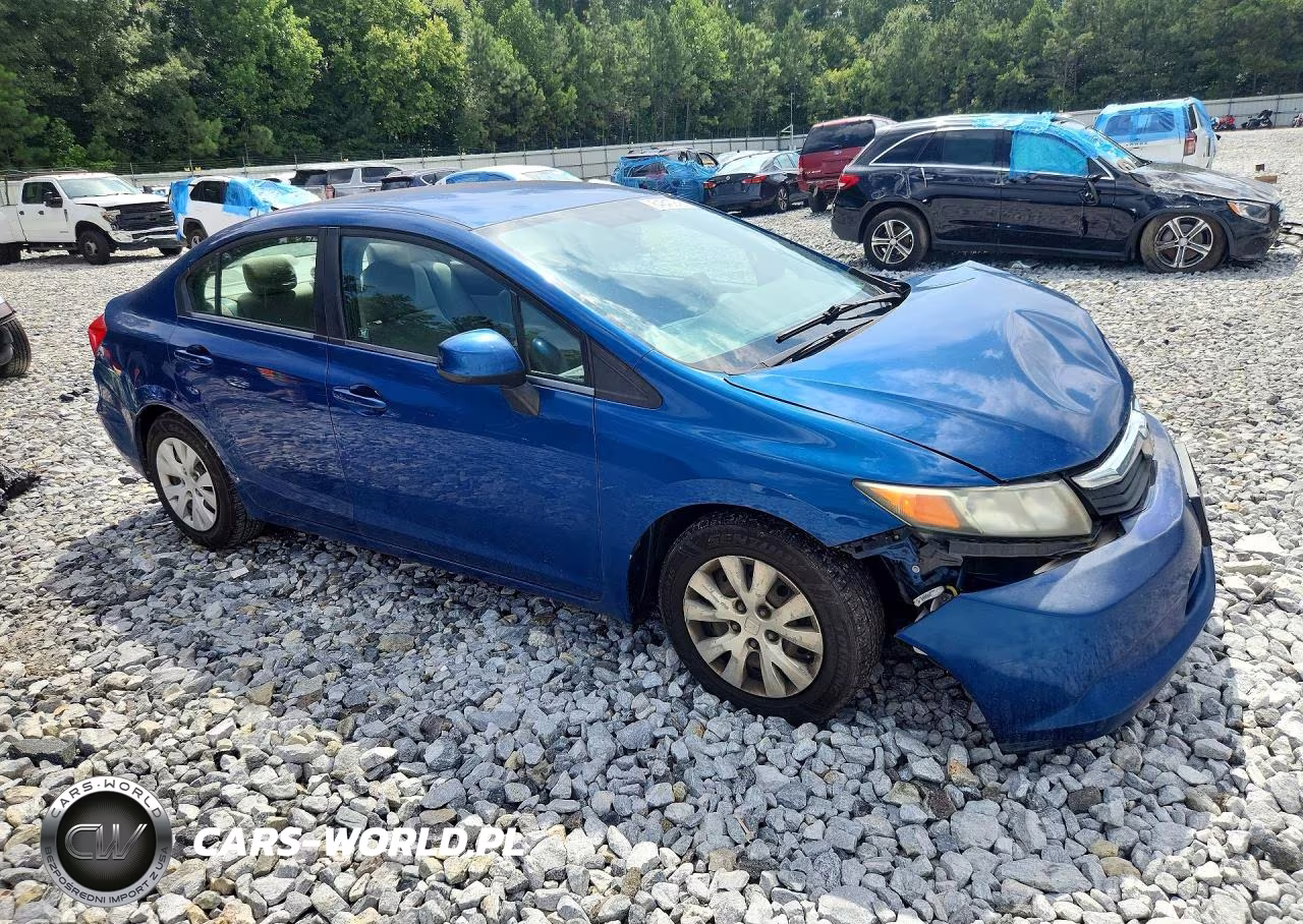 2012 Honda Civic Lx VIN:19XFB2F55CE330814 - 4