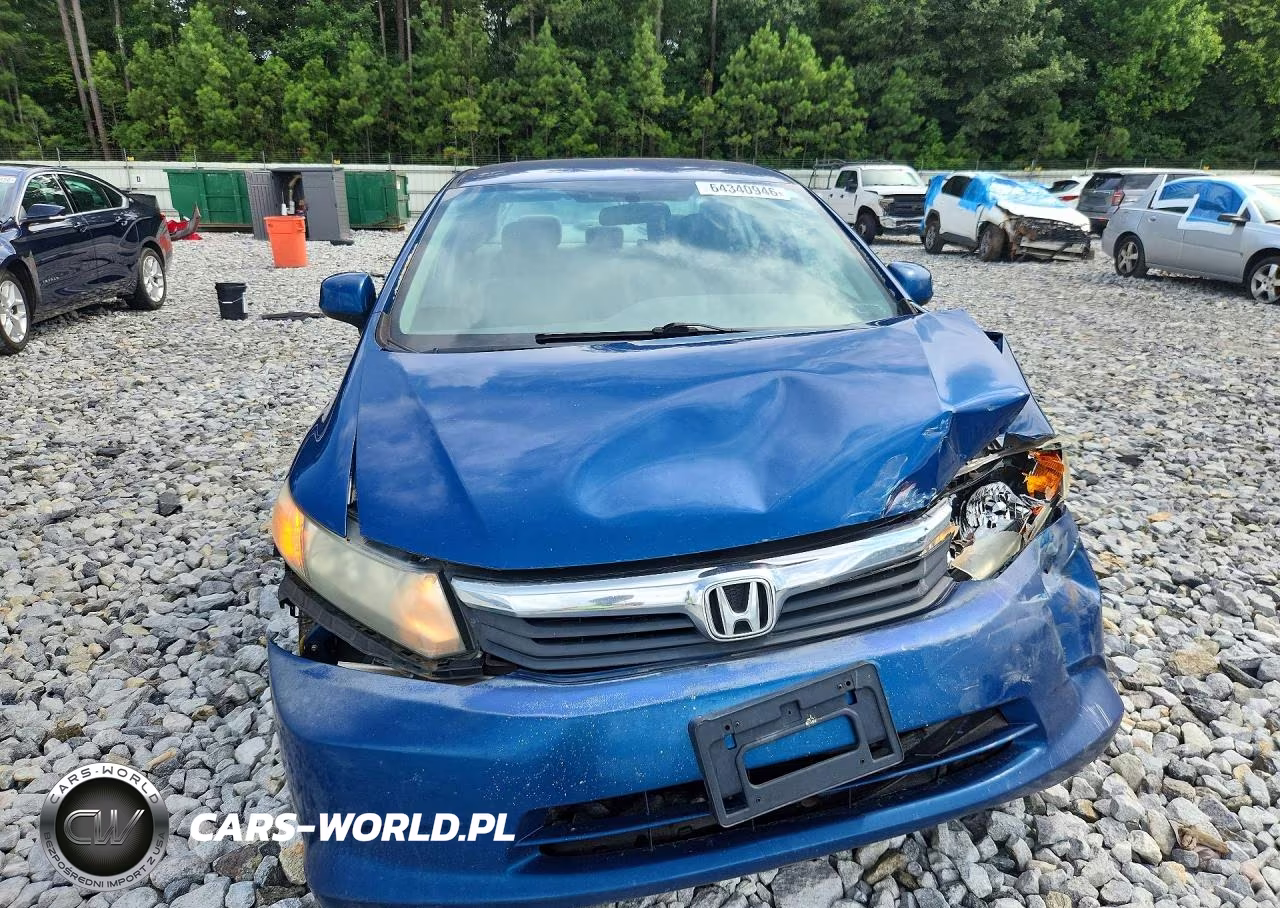 2012 Honda Civic Lx VIN:19XFB2F55CE330814 - 5