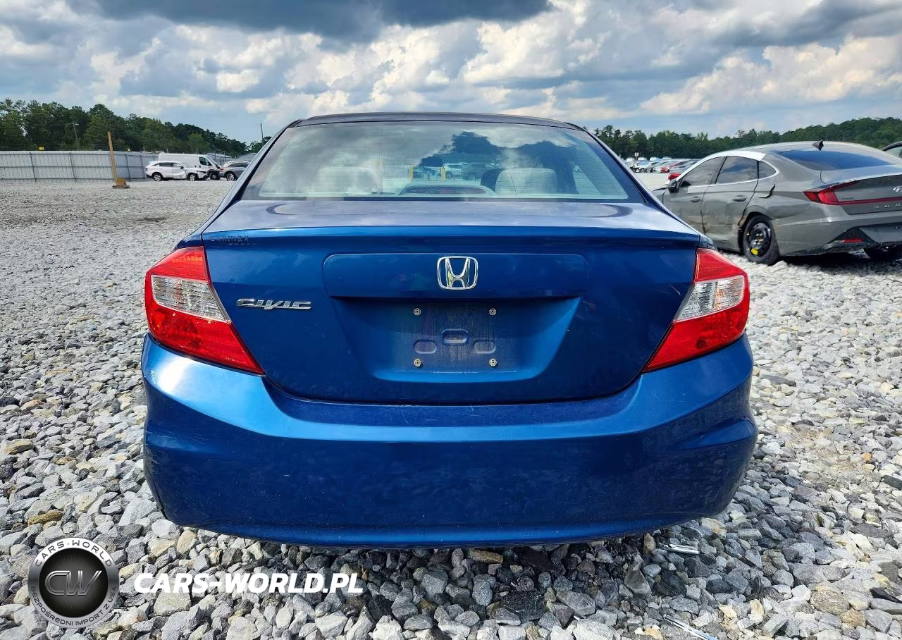 2012 Honda Civic Lx VIN:19XFB2F55CE330814 - 6