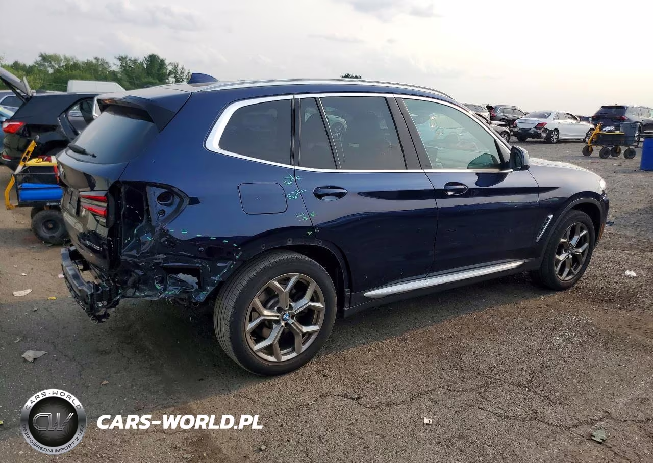 2022 BMW X3 xDrive30I VIN:5UX53DP03N9K86373 - 3