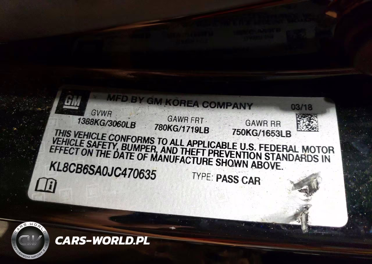 2018 Chevrolet Spark Ls VIN:KL8CB6SA0JC470635 - 13