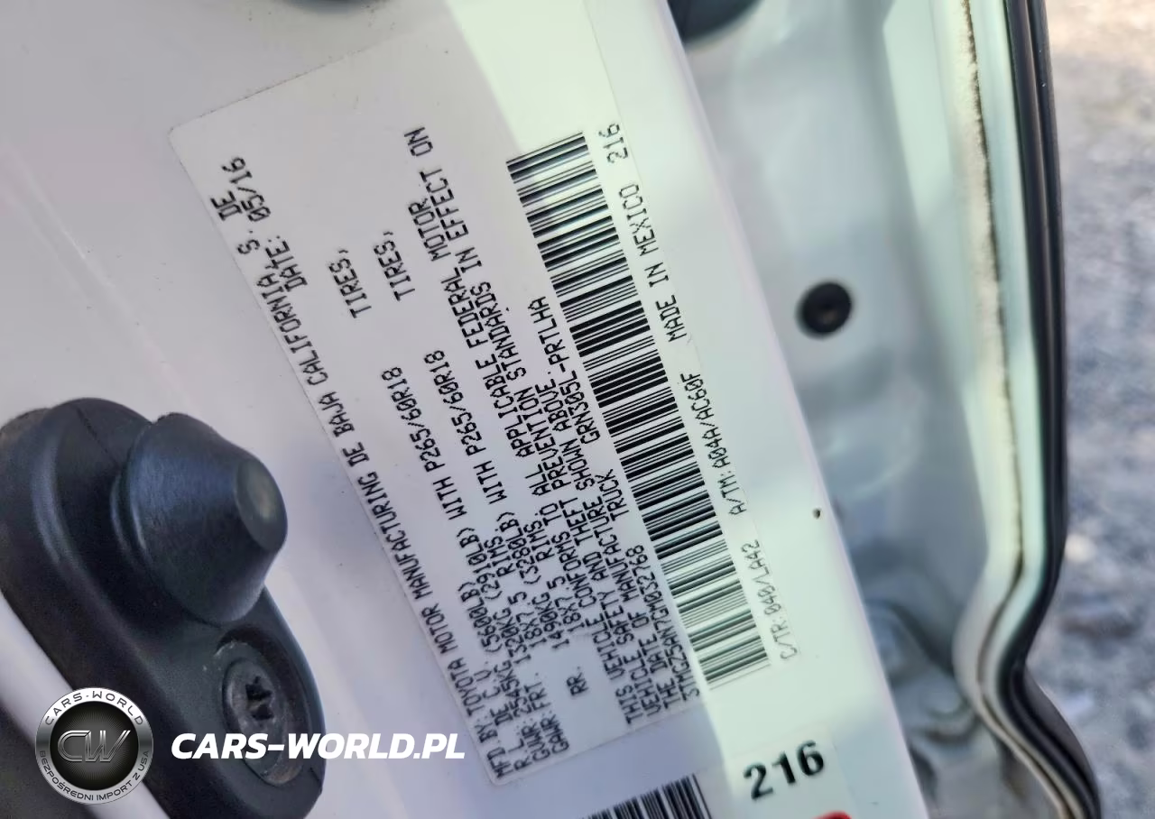 2016 Toyota Tacoma Limited VIN:3TMGZ5AN7GM032768 - 12