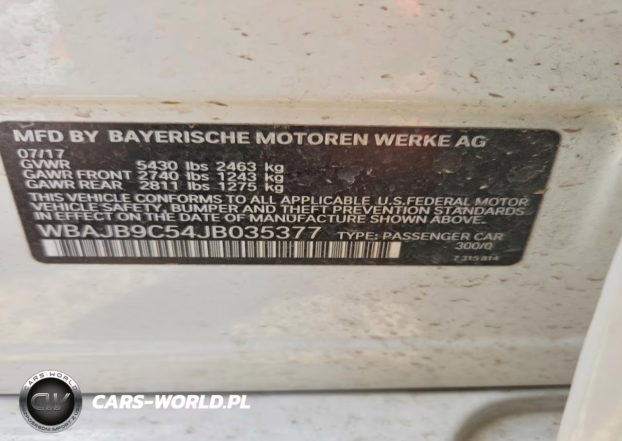 2018 BMW M550Xi VIN:WBAJB9C54JB035377 - 12