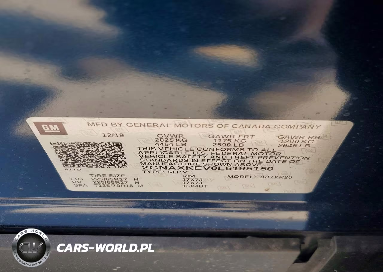 2020 Chevrolet Equinox Lt VIN:2GNAXKEV0L6195150 - 13