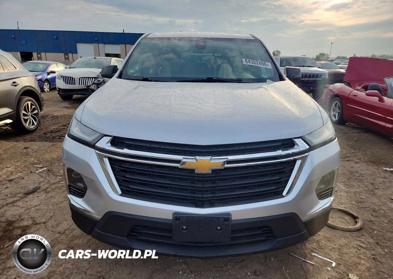 2022 Chevrolet Traverse Ls VIN:1GNERFKW4NJ107593 - 5