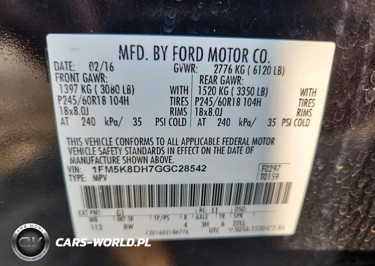 2016 Ford Explorer Xlt VIN:1FM5K8DH7GGC28542 - 13