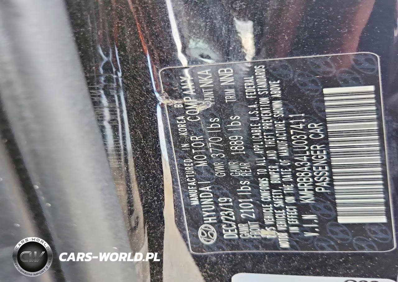 2020 Hyundai Venue Se VIN:KMHRB8A34LU037411 - 12