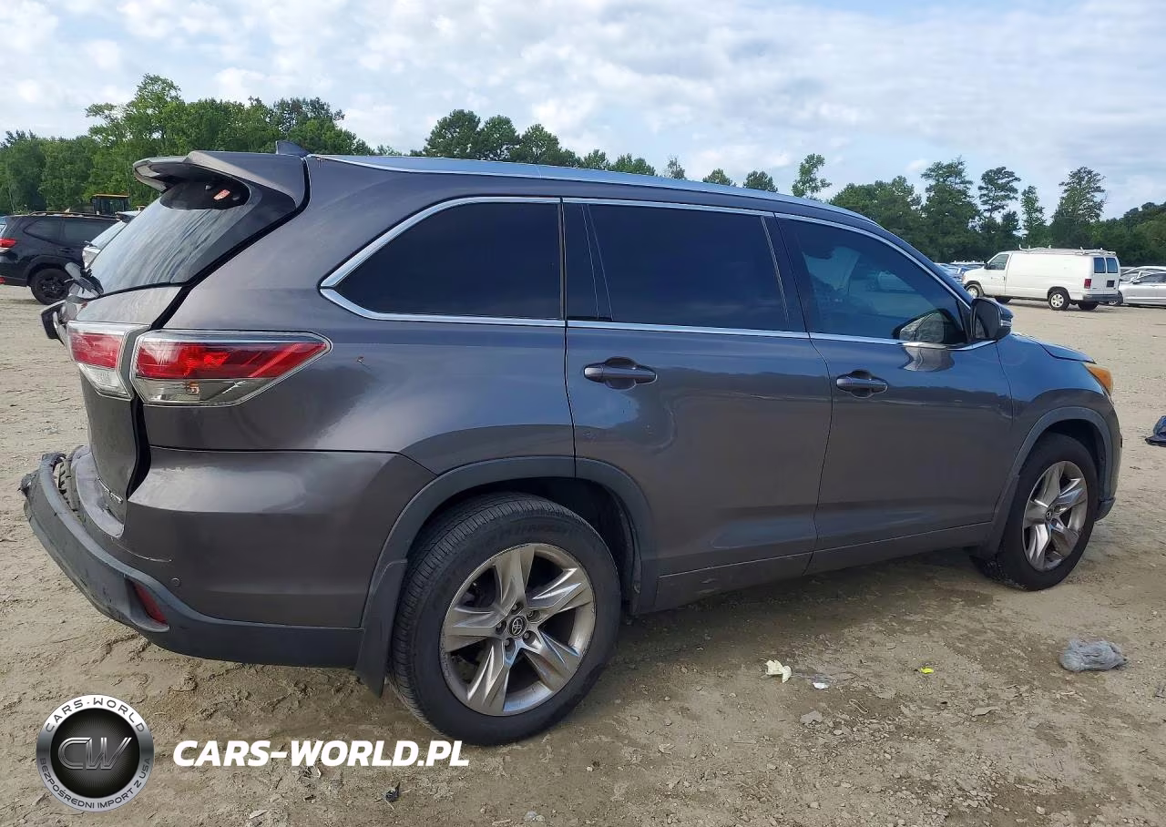 2016 Toyota Highlander Limited Platinum VIN:5TDDKRFH9GS355642 - 3