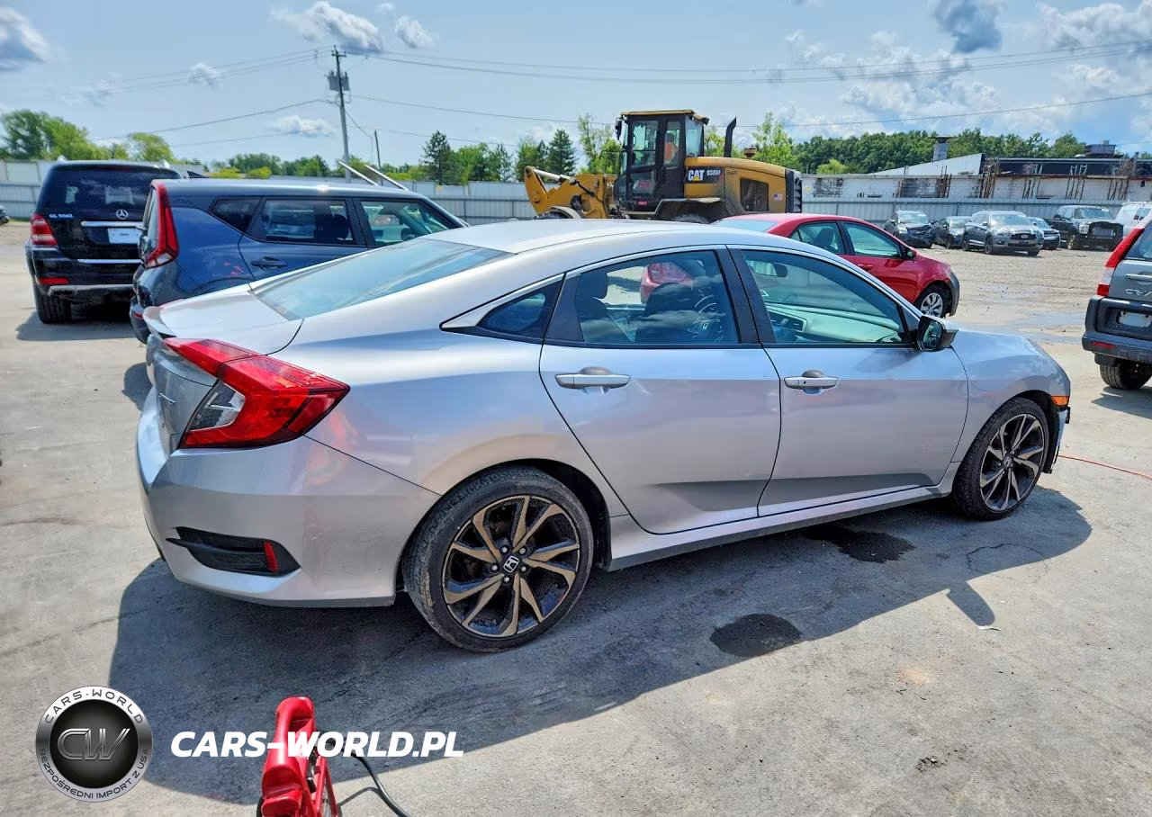 2020 Honda Civic Sport VIN:2HGFC2F81LH581293 - 3