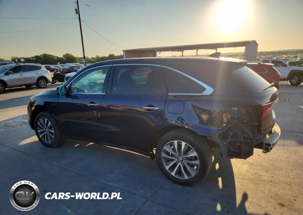 2016 Acura Mdx Technology VIN:5FRYD3H44GB017670 - 2