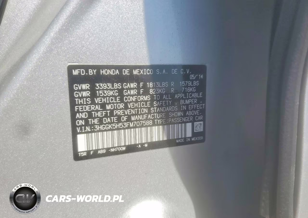 2015 Honda Fit Lx VIN:3HGGK5H53FM707588 - 12