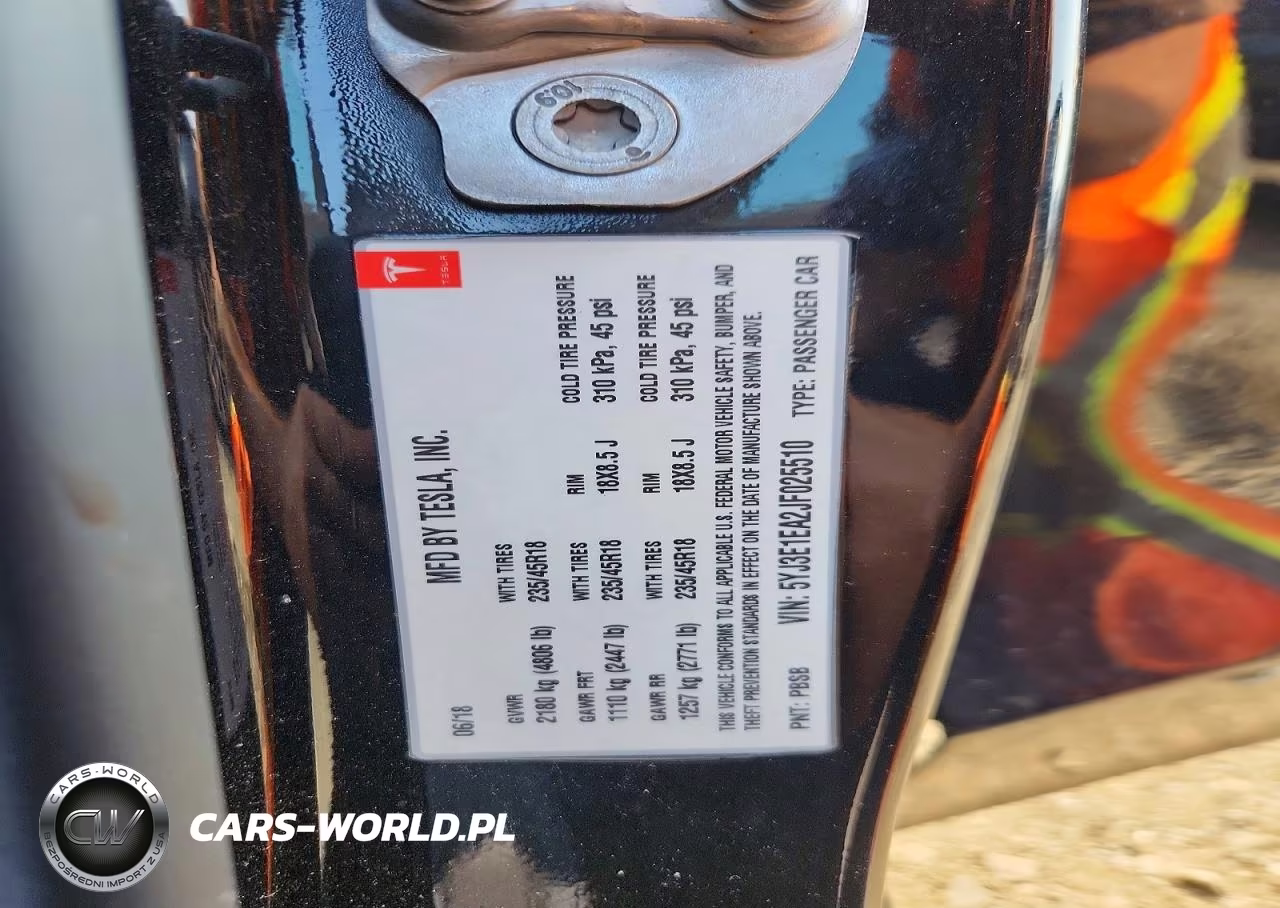 2018 Tesla Model 3 VIN:5YJ3E1EA2JF025510 - 13