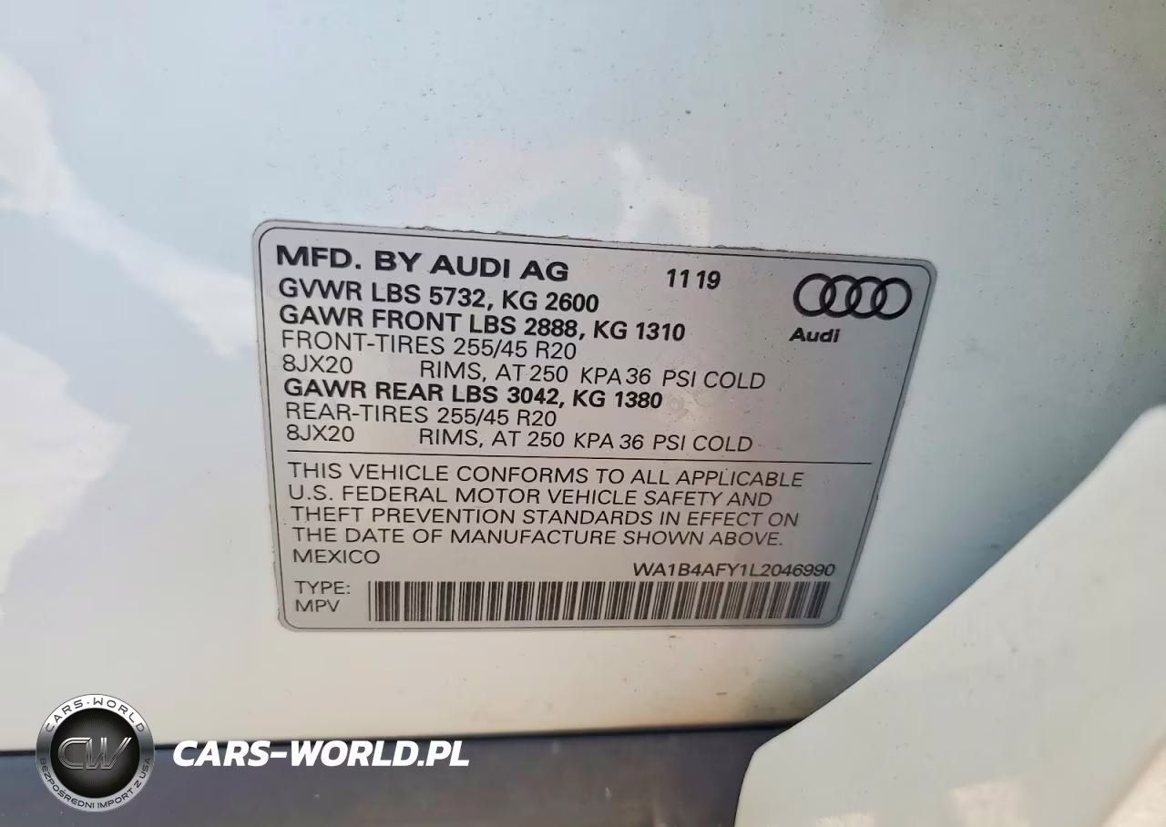 2020 Audi Sq5 Premium Plus VIN:WA1B4AFY1L2046990 - 13