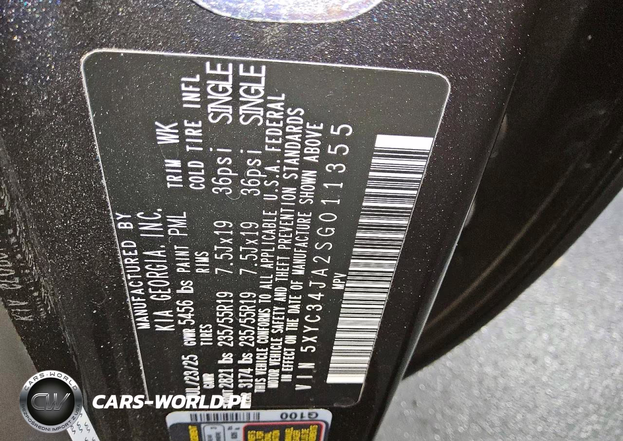 2025 Kia Ev6 Wind VIN:5XYC34JA2SG011355 - 14