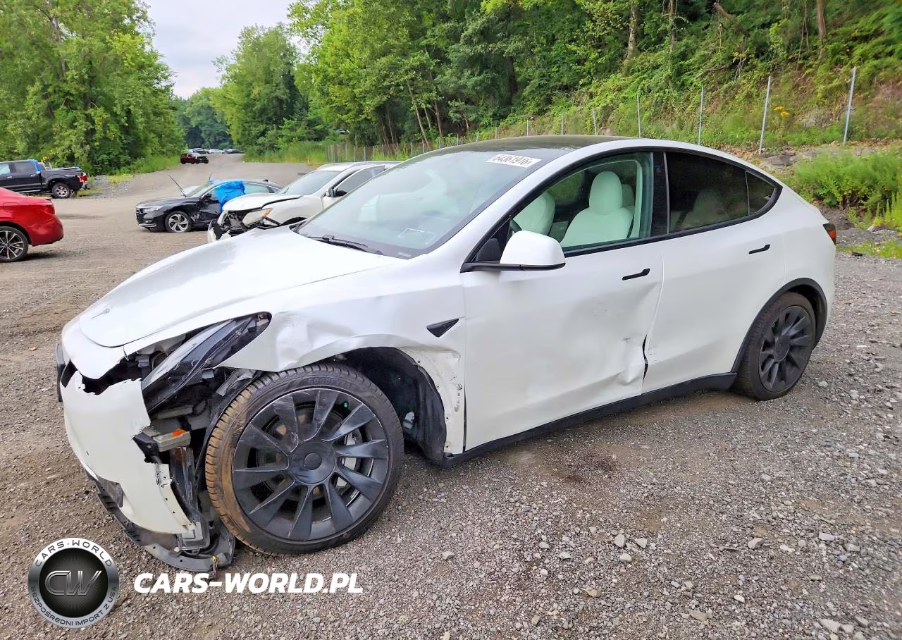 2021 Tesla Model Y VIN:5YJYGDEE5MF085211 - 1